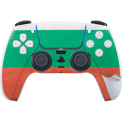 Bulgarian Flag Distressed PS5 Pro Bundle Skin